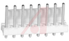 Connector, MTA-156; Male; 8; Copper Alloy; 7; 600; 0.156 in.; Polyester; White - 70083695 - Allied Electronics, Inc.