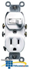 Leviton Single-Pole Switch/ Combination Receptacle -- 5225 - Image