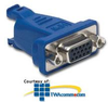 Hubbell VGA Plug-n-Play, 15-Pin Female to 8-Pin Female AV.. - 15S6P1 - TelephoneStuff.com