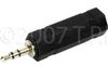 TecNec MPS-SPF-S 3.5mm Stereo Mini Male To 1/4 Inch Stereo Female Adapter - MPS-SPF-S - Visual Sound, Inc.