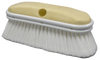 White Vehicle Wash Brush Kit, includes 12 Heads + 12 Handles (Flo Thru) - 44875 - Weiler Abrasives