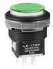 Pushbutton Switches - LB15WKW01-JF - Powell Electronics, Inc.