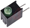 INDICATOR, CIRCUIT BOARD, LED, 3MM, LOWCURRENT, .200HIGH CENTERLINE, GREEN - 70081746 - Allied Electronics, Inc.