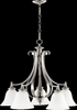 6394-5-64 Mid. Chandeliers-Glass Down - 304455 - Capital Lighting, Inc.