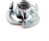 #10-24 x 5/16" 3 Prong Tee Nut, Zinc -- N3PTEE01000B24Z - Image