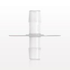 Bag Port Flange with Opposable Barbs, Natural -- 61149 - Image