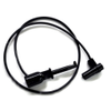 XJ Macro-Hook to 9301 Shrouded R/A Banana Plug, 18 AWG PVC Test Lead - 632XJ - E-Z-HOOK, a division of Tektest, Inc.