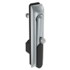 Swinghandle Latch, Large Size - 150 mm , With Padlock Hasp, Use with Linear Actuator or as Single Point Latch, Non-Locking with detent, Sealed, Zinc Alloy, Satin Chrome Plated - H3-60-220-144 - Southco