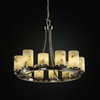 FAL-8768-10-NCKL Mid. Chandeliers-Pillar Candle - 671531 - Capital Lighting, Inc.