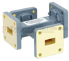 40 dB WR-51 Waveguide Crossguide Coupler with Square Cover Flange from 15 GHz to 22 GHz in Copper Alloy - FMWCP1045 - Fairview Microwave Inc.