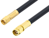 SMA Male to Reverse Polarity SMA Male Cable 24 Inch Length Using LMR-240 Coax - PE3W00906-24 - Pasternack