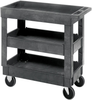 Polymer Utility Cart, 3 Shelves, 550Lb; Height Quantum Storage - 42AC5273 - Newark, An Avnet Company
