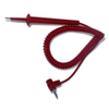 Needle Tip Probe to R/A Banana Plug, 20 AWG PVC Coil Cord Test Lead - 63134C - E-Z-HOOK, a division of Tektest, Inc.