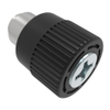 Captive Screw, 4-40 Thread, Flare-in, Phillips Recess, Black Knob -- 4C-PH-04-1F1-K000 - Image