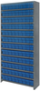 Closed Shelving, 13Shelves, 108Bins, Blu; Shelving Unit Type Quantum Storage - 44AC4592 - Newark, An Avnet Company
