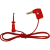 XM Micro-Hook to Meter Banana Plug, 22 AWG PVC Test Lead - 205XM - E-Z-HOOK, a division of Tektest, Inc.