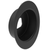 Quarter-Turn Cam Latch, Flush Cup, Steel, Powder Coat, Black - E5-20-611-5 - Southco