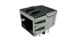Modular Connectors - 1001-MTJ-88TX1-FSD-PG-LH - New Yorker Electronics Co., Inc.