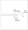 Metcal Smartheat Talon Cartridges TATC-604 - Blade Tip - 0.33 in Tip Length - 0.81 in Tip Width - 0.05 in Thick - TATC-604 - R. S. Hughes Company, Inc.