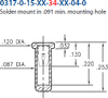 High Temperature Receptacle -- 0317-0-15-15-24-27-10-0 - Image