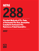 NFPA 288: Standard Methods of Fire Tests of Horizontal Fire Door Assemblies Installed in Horizontal Fire Resistance-Rated Assemblies