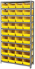 Open Shelving, 10Shelves, 36Bins, Yellow; Shelving Unit Type Quantum Storage - 44AC8840 - Newark, An Avnet Company