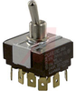 Switch,4PDT,ON-OFF-ON,SPADE TerminalS - 70131562 - Allied Electronics, Inc.