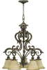 6400-5-58 Mid. Chandeliers-Glass Down - 499404 - Capital Lighting, Inc.