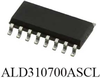 PRECISION P-CHANNEL EPAD® MOSFET ARRAY QUAD ZERO THRESHOLD MATCHED PAIR - ALD310700ASCL - Advanced Linear Devices, Inc.
