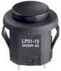 Switch, Pushbutton, Non-Illuminated, Spdt, 3A, Black; Product Range Nkk Switches - 10X3335 - Newark, An Avnet Company