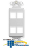 ICC 4-Port HD Decorex Insert - IC107DI4 - TelephoneStuff.com
