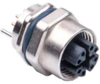 M12 Sensor Conn, 8Pos, Female, Panel Rohs Compliant Amphenol Ltw - 69AH8837 - Newark, An Avnet Company
