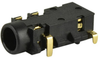 AUDIO JACK, 3.5 MM, RT, 5 CONDUC -- 207-SJ2-35654A-SMT-TR