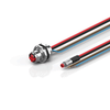 ZK7224-AO00-0xxx | B17, ECP cable, PUR, 4 x 1.5 mm² + (1 x 4 x AWG22), drag-chain suitable, key 1 (2 x 24 V DC) -  - Beckhoff Automation LLC