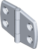 180 deg; Screw-On Hinge -- 6020-U1098