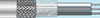 Alpha Essentials Multi-Conductor Cable - Braid Shield - 22 AWG 3 Conductor - White - 600V - 1000ft - Alpha 2834/3 WH001 - ALP2834/3-WH001 - Lapp Tannehill