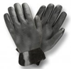 Black PVC Double Dip Supported Gloves (1 Dozen) -- 5110J - Image