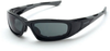 MP7, smoke anti-fog lens, shiny black frame, foam lined - 2461AF - Crossfire By Radians