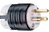 Plug,EHU Specification Grade,2 Pole,3 Wire Ground,20A,125V,NEMA:2-20P,Black/Whit - 70050655 - Allied Electronics, Inc.