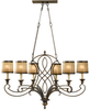 Light Single Tier Chandelier - F2530/6ASTB - Murray Feiss Lighting