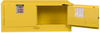 Justrite Sure-Grip EX 12 gal Yellow Hazardous Material Storage Cabinet - 43 in Width - 18 in Height - 697841-11249 - 697841-11249 - R. S. Hughes Company, Inc.