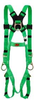 3M Apache 1041 Green 3XL Vest-Style Back Padding Body Harness - Polyester Webbing - 078371-00143 - 078371-00143 - R. S. Hughes Company, Inc.