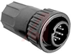 Connector; #12; Solder Cup; 2; Pin; Gold over Nickel; 0.365 in. - 70025464 - Allied Electronics, Inc.