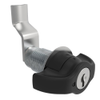 VISE ACTION® Compression Latch, Large Size, Wing, Zinc Alloy, Powder Coated, Black, 41 mm  Grip - E3-1251-135 - Southco
