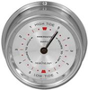 Harbormaster Tide Clock, Nickel case, Silver dial -  - Maximum Weather Instruments