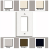 SINGLE GANG DECORA WALLPLATE WHITE - LE-80401-00W - MilesTek Corporation