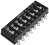 Dip Sw, Spst, 0.025A, 25Vdc, 8Pos, Smd Rohs Compliant Omron - 74AH4088 - Newark, An Avnet Company
