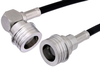QN Male to QN Male Right Angle Cable 60 Inch Length Using RG223 Coax - PE38488-60 - Pasternack