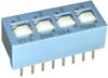 Dip Switch, 0.1A, 50Vdc, 4Pos, Tht Rohs Compliant Cts - 60AJ4800 - Newark, An Avnet Company