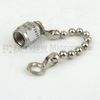 SMA Male Open Circuit Connector Cap With 2.25 Inch Chain -- M39012/25-3024